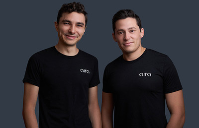 Aira, Inc. Co-founders Eric Goodchild (left) and Jake Slatnick (right) today announced a $12 million Series Seed funding round.