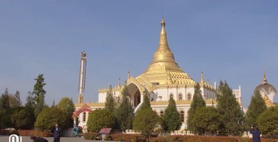 Pagodas donated by Myanmar in China (PRNewsfoto/Myanmar Chan You Film)