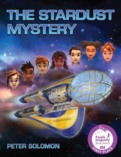 The Stardust Mystery illustrated children's science adventure book. Winner of the Best STEM Children's E-Book Award