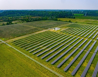 This Nexamp solar farm in Gloversville is one of 23 community solar projects in New York that will provide clean energy credits to Walmart and savings opportunities to area residents.