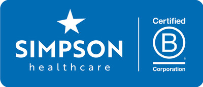 Simpson Healthcare and Certified B Corporation Logo