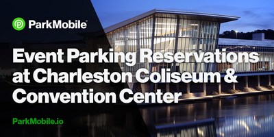 Visitors of the Charleston Coliseum and Convention Center can now reserve their parking in advance of concerts and events with ParkMobile.