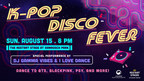 Korean Cultural Center New York announces K-POP DISCO FEVER presented as a part of Restart Stages in collaboration with Lincoln Center of the Performing Arts