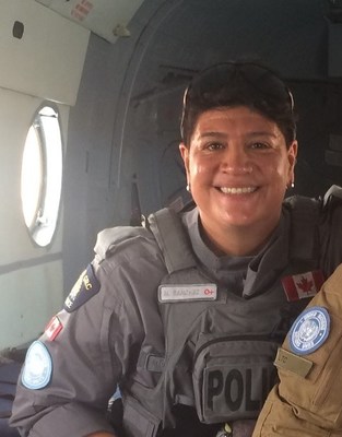 Constable Mireille Sanchez deployed to Mali. (credit: RCMP/GRC) (CNW Group/Royal Canadian Mounted Police)