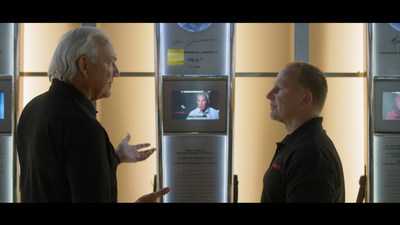 Dale Jarrett and W. Michael Jarrett at the NASCAR Hall of Fame