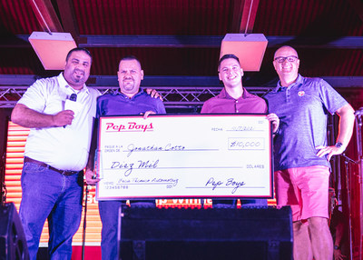- Jonathan Cotto, miembro del equipo de Pep Boys y estudiante de Mech-Tech College, recibió una beca de $10,000 durante el evento #PepBoysRoadTrip Puerto Rico. Pep Boys anunció recientemente a los 15 ganadores de Find Your Drive, su programa anual de becas de $100,000.