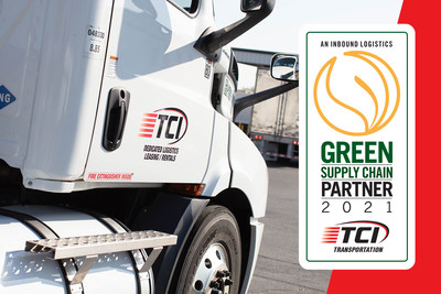 TCI Transportation Named To Inbound Logistics Green Supply Chain Partners List