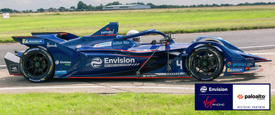 Envision Virgin Racing and Palo Alto Networks partner to promote their shared vision for an improved and safer world