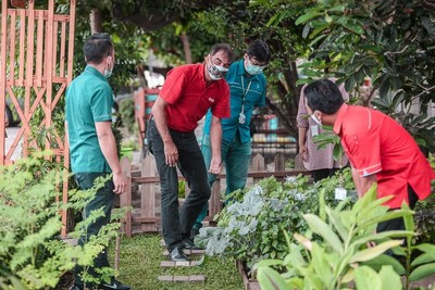 APL management team, includes Christophe Piganiol, APL President Director, Willi Adrian S, APL GM Distribution, planted the trees as our effort to contribute in reducing carbon footprint.