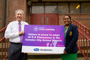 Subaru Of America Adopts All K-5 Classrooms In The Camden City School District