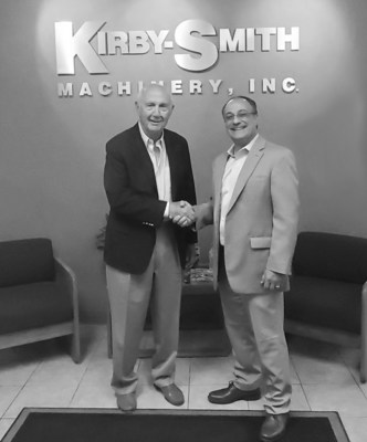 Ed Kirby and John Arapidis, new President and CEO of Kirby-Smith Machinery.