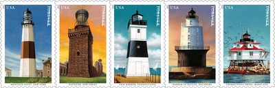 Postal Service Issues Mid-Atlantic Lighthouses Stamps