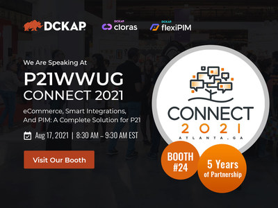 P21WWUG Connect 2021, An annual event where P21WWUG members come together from all across the world to learn, socialize & make connections with each other. Join DCKAP At P21WWUG Connect 2021. We are looking forward to meeting you at the P21WWUG Connect: August 15-17, 2021. As a Gold Sponsor of the event, DCKAP is proud for five wonderful years of partnership with P21WWUG. Join our session on August 17 to hear from our experts who will walk you through - "A Complete Solution For P21 Users"