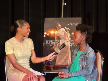 Actress Skye Dakota Turner chats about her Hollywood debut as Young Aretha Franklin in the long-awaited Aretha Franklin biopic RESPECT with talk show host Amber Pickens of 'Kickback & Chat with Amber Pickens'