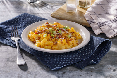 A new way to enjoy a classic favorite, Cracker Barrel's Bacon Mac n' Cheese is now available as a premium side. www.crackerbarrel.com