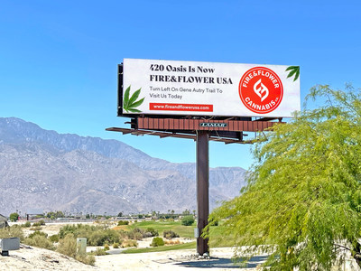 Fire & Flower Palm Springs Cannabis Store - (c) 2021 Fire & Flower Holdings Corp. (CNW Group/Fire & Flower Holdings Corp.)