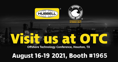 Hubbell Incorporated’s  Harsh & Hazardous Group is showcasing its comprehensive suite of products and systems for severe environments at the Offshore Technology Conference 2021(OTC), August 16-19 at NRG Park in Houston.