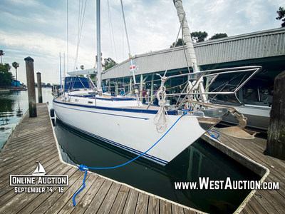 Online Auction of 1998 Hans Christian Christina 52' Sailboat at www.WestAuction.com.