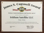Iridium Receives 2021 James S. Cogswell Outstanding Industrial Security Achievement Award