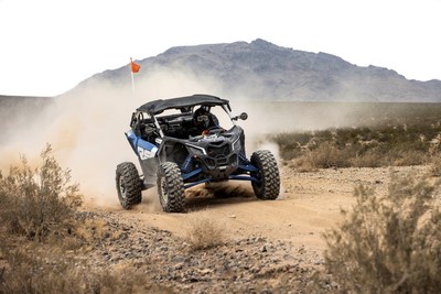 The 2022 Can-Am Maverick X3 X rs Turbo RR features an industry-leading 200 horsepower. Buckle up. It’s go time. ©BRP 2021 (CNW Group/BRP Inc.)