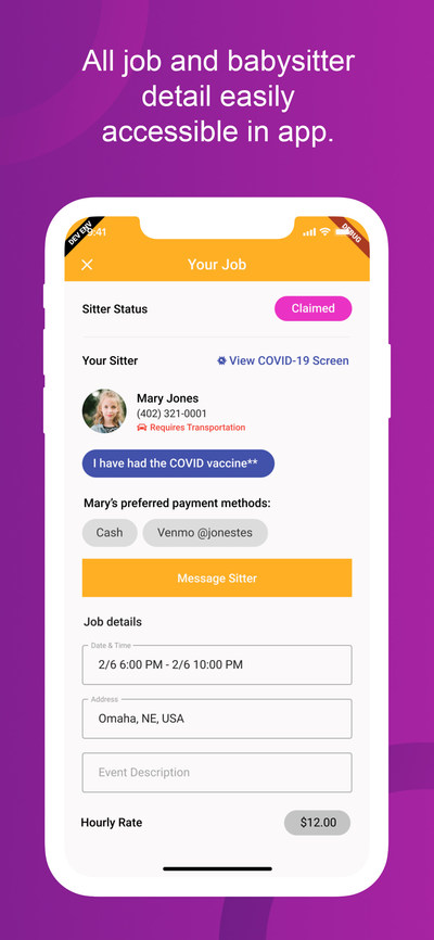Babysitting app connects families with babysitters they can trust