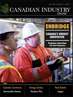 Sara Kopamees interviews Enbridge for Canadian Industry magazine