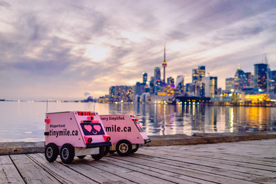 La technologie 5G de Bell propulsera les robots livreurs de repas de Tiny Mile au centre-ville de Toronto (Groupe CNW/Bell Canada)