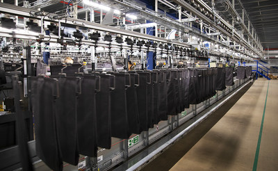 The automation system at boohoo group's main distribution hub in Burnley