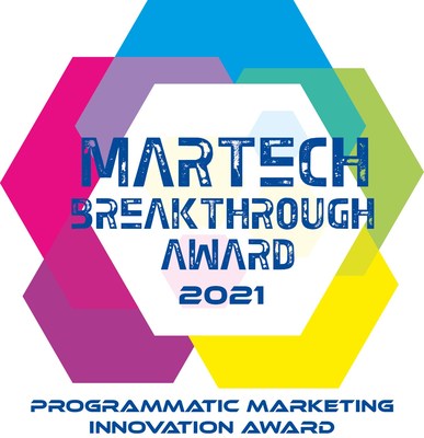 AdTheorent recognized with a 2021 MarTech Breakthrough "Programmatic Marketing Innovation" award for its advanced machine learning capabilities and privacy-forward approach