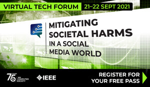 Speakers Announced for "Mitigating Societal Harms in a Social Media World" Interactive Tech Forum