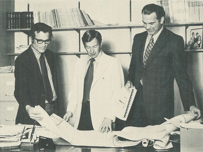 Tom Conrad, Bob Stearns, and Curt Schmidt were the founders of SCS Engineers in 1970.