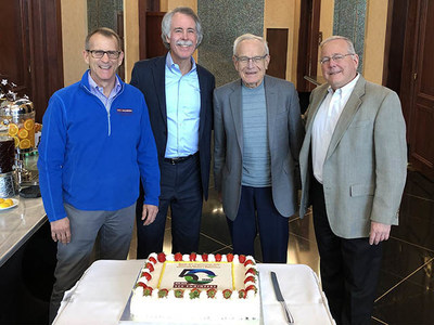 SCS’s current executive leadership and SWANA members, Bob Gardner (Solid Waste), Jim Walsh (CEO), with Tom Conrad, and Mike McLaughlin (Environmental Services).