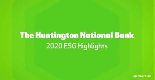 Huntington's 2020 ESG Highlights
