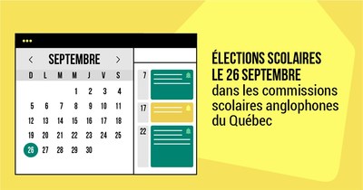 Élections scolaires le 26 septembre 2021 dans les commissions scolaires anglophones