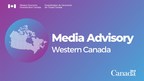 Media Advisory - New Contacts for Regional Development Agencies in British Columbia and the Prairie Provinces