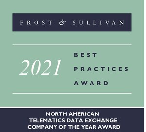 Verisk Analytics Lauded by Frost &amp; Sullivan for Pioneering Telematics Data Exchange for Usage-Based Insurance in North America