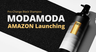 Moda Moda Pro-change Black Shampoo launch on Amazon