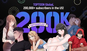 Toptoon Global to begin services for English-speaking countries in full swing as the members surpass 200,000 in number
