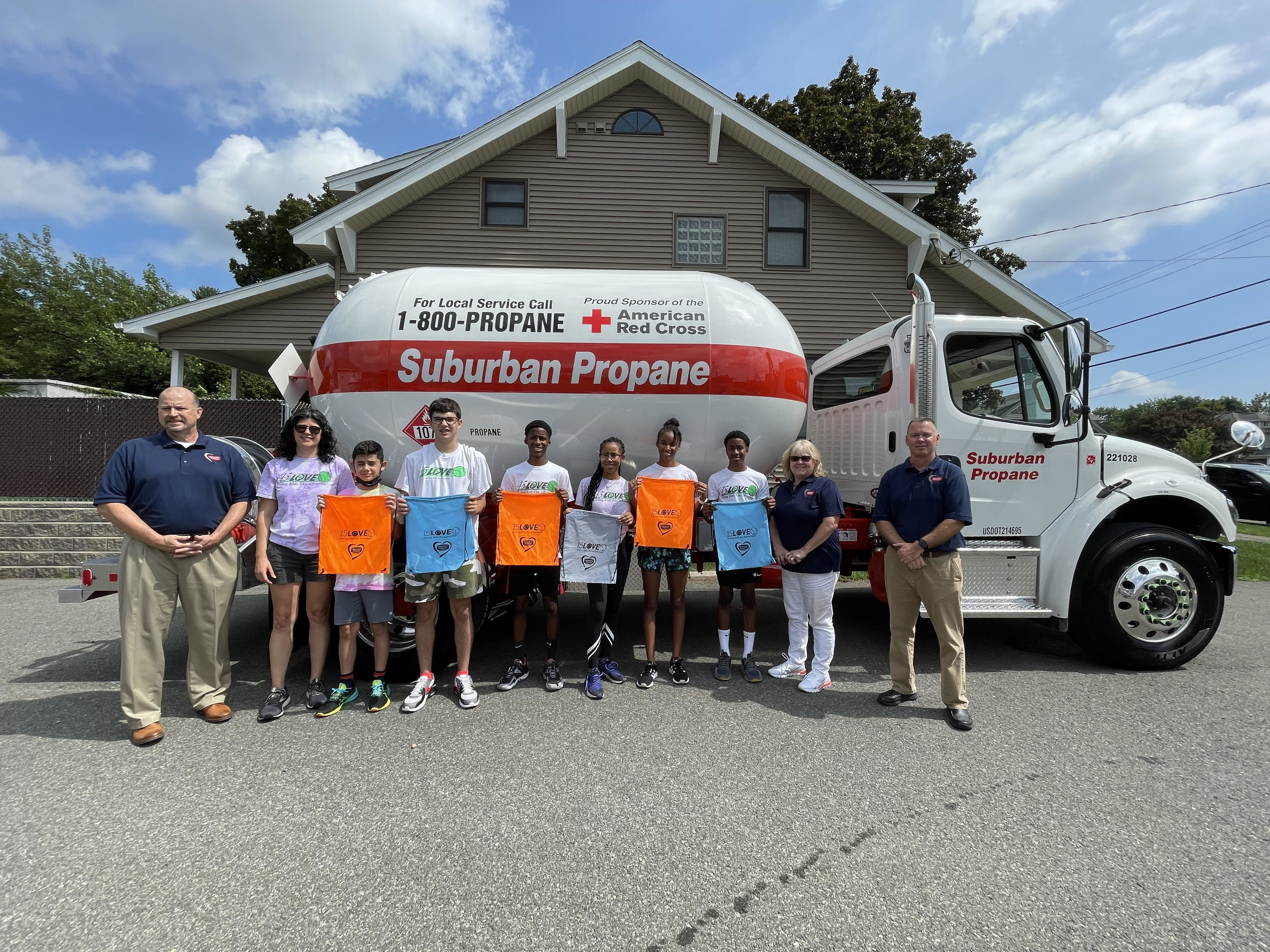 Friday the 13th is a Lucky Day as Suburban Propane Joins Forces with  15-LOVE to Provide Back-to-School Supplies to more than 700 Kids in the New  York State Capital Region - Aug
