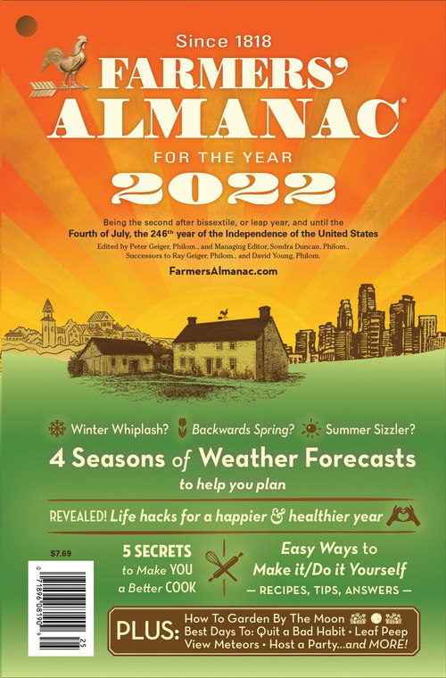 The 205th edition of the Farmers' Almanac is now on sale everywhere.