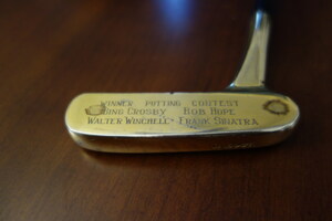 Sphereworth Announces the Sale of a Tournament Putter Engraved With the Names of Frank Sinatra, Bing Crosby, Walter Winchell, and Bob Hope