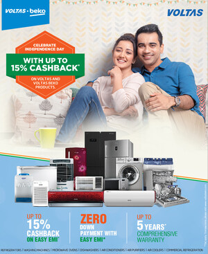 Voltas &amp; Voltas Beko introduce special Independence Day offers, for their consumers across the country; Senses buoyancy in consumer sentiments