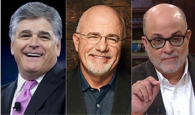 Sean Hannity, Dave Ramsey and Mark Levin: 2021's Top Three in the "Heavy Hundred"