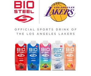 BioSteel Named Official Sports Drink of the Los Angeles Lakers