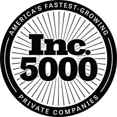 Inc. 5000 Black Stacked Medallion Logo 