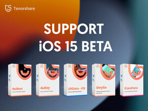 All Tenorshare Software is now Compatible with iOS 15 Beta