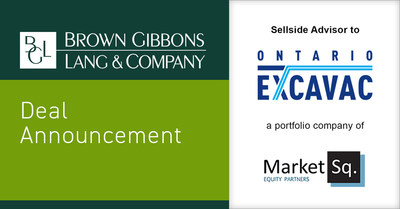 Brown Gibbons Lang & Company (BGL) is pleased to announce the sale of Ontario Excavac Inc. (Ontario Excavac), a Market Square Equity Partners portfolio company, to an undisclosed North American infrastructure investor. BGL’s Environmental & Industrial Services investment banking team and its Global M&A partner, Crosbie & Company Inc., served as the exclusive financial advisors to Ontario Excavac in the transaction. The specific terms of the transaction were not disclosed.