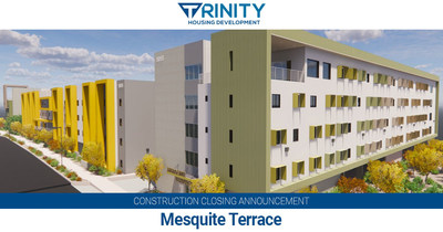 Mesquite Terrace, construction closing announcement.