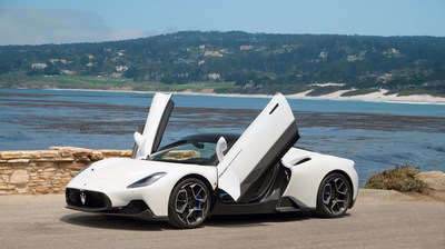 The Maserati MC20 adds to the stunning views of Monterey, California