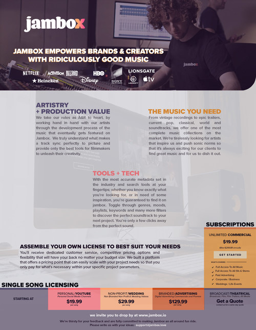 Why you'll love Jambox